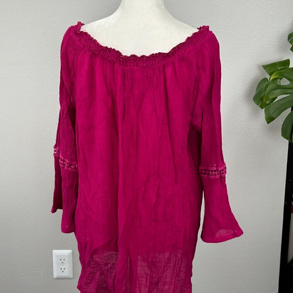 Wrangler Ruched Blouse - Picture 2 of 3